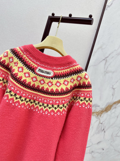 Miu NEW Jacquard cardigan