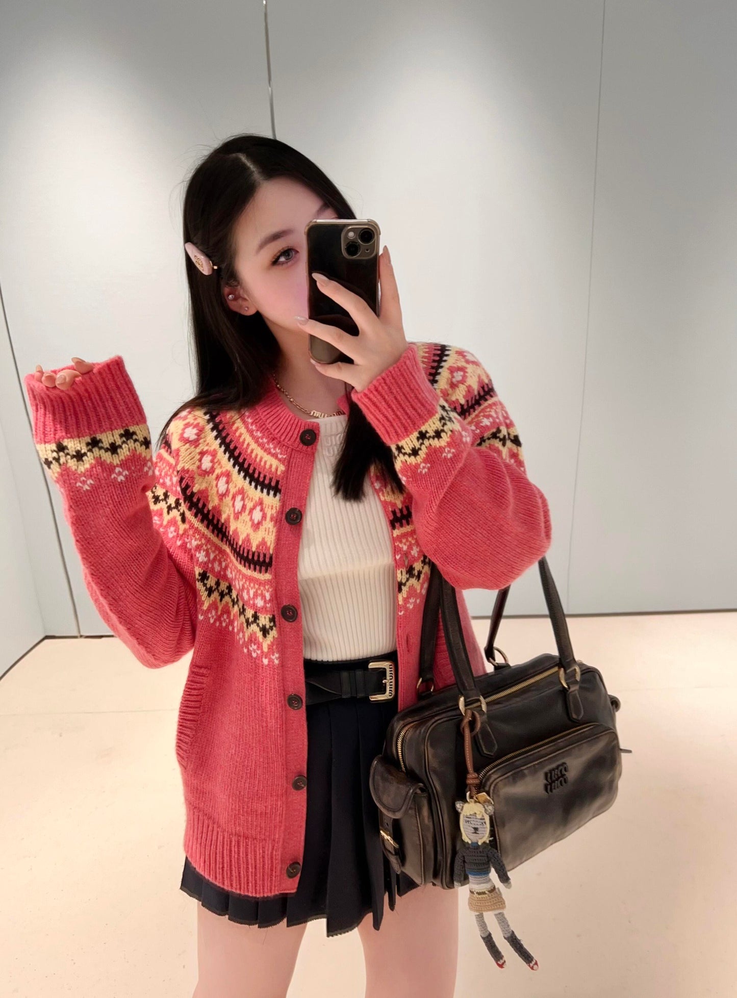 Miu NEW Jacquard cardigan