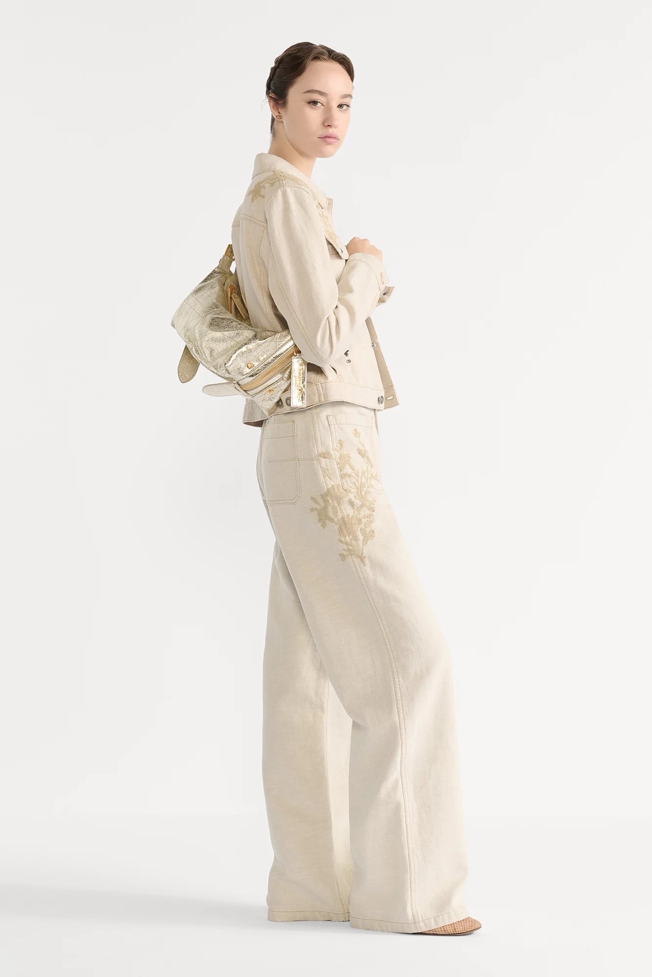 CD NEW embroidery pants