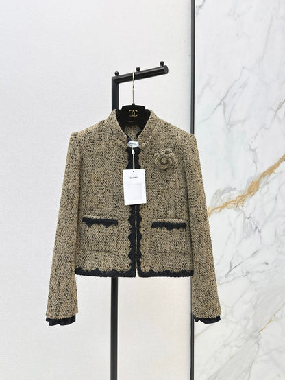 Chan NEW woven tweed jacket
