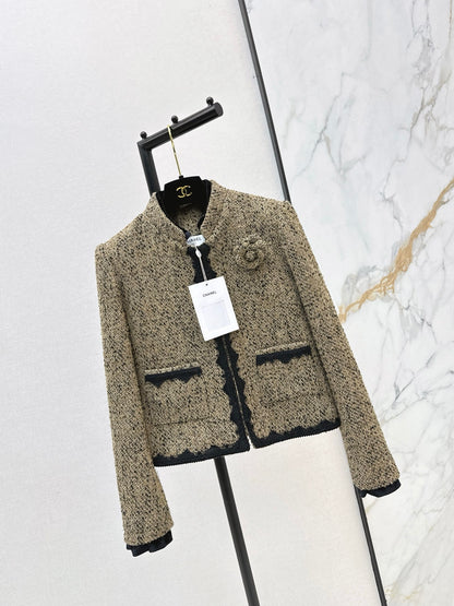 Chan NEW woven tweed jacket