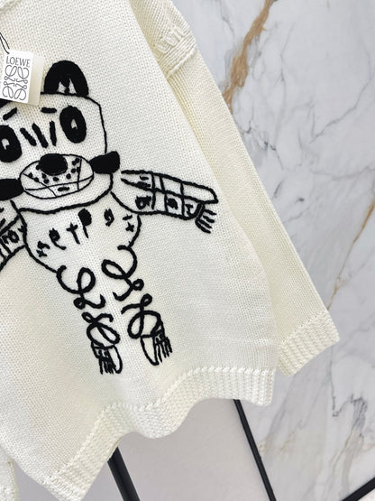 Loe NEW embroidered sweater