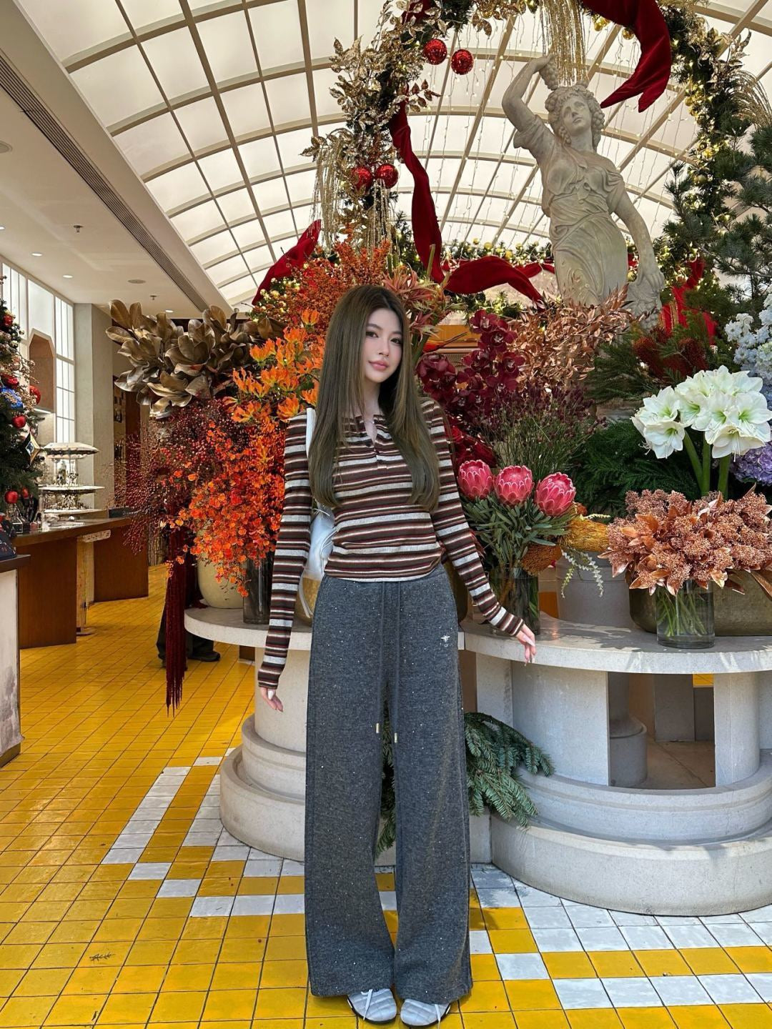 CD NEW embroidery pants