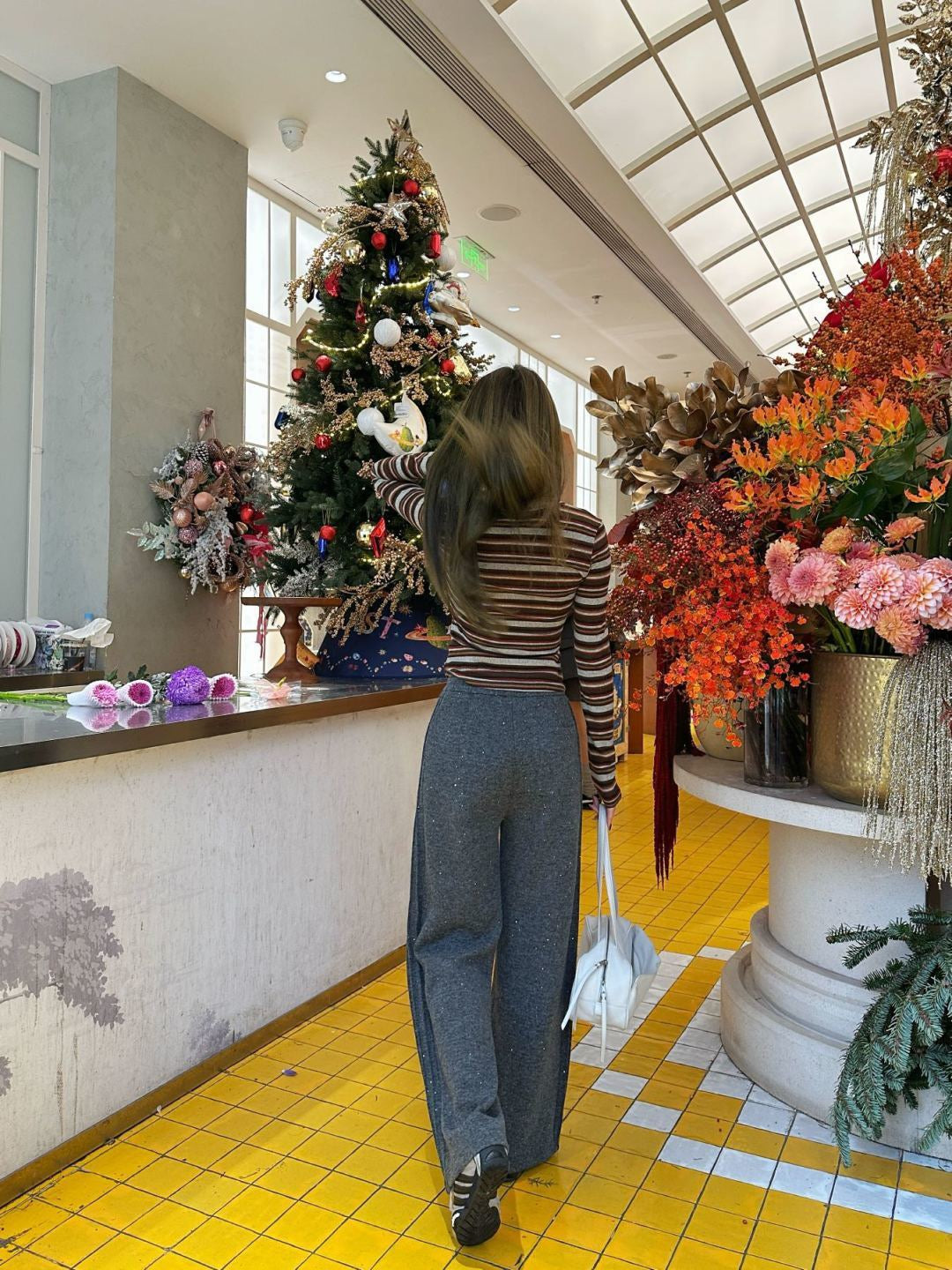 CD NEW embroidery pants