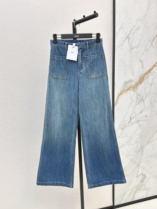 CD NEW wide-leg jeanes