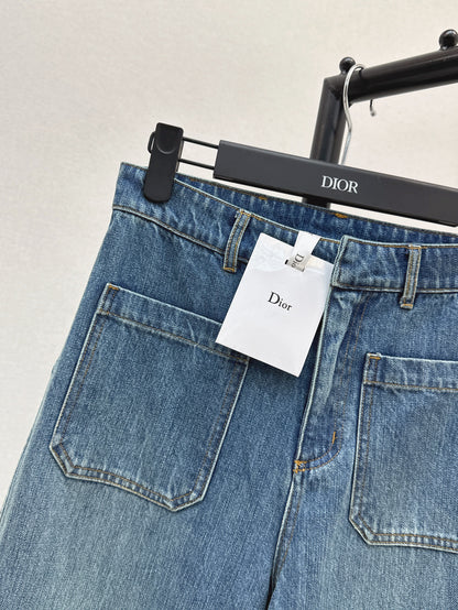 CD NEW wide-leg jeanes