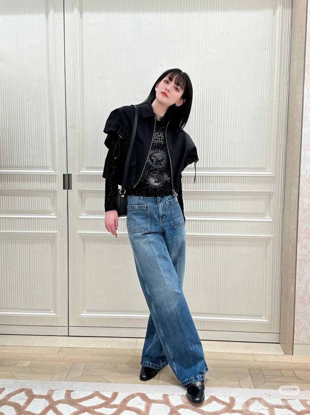 CD NEW wide-leg jeanes