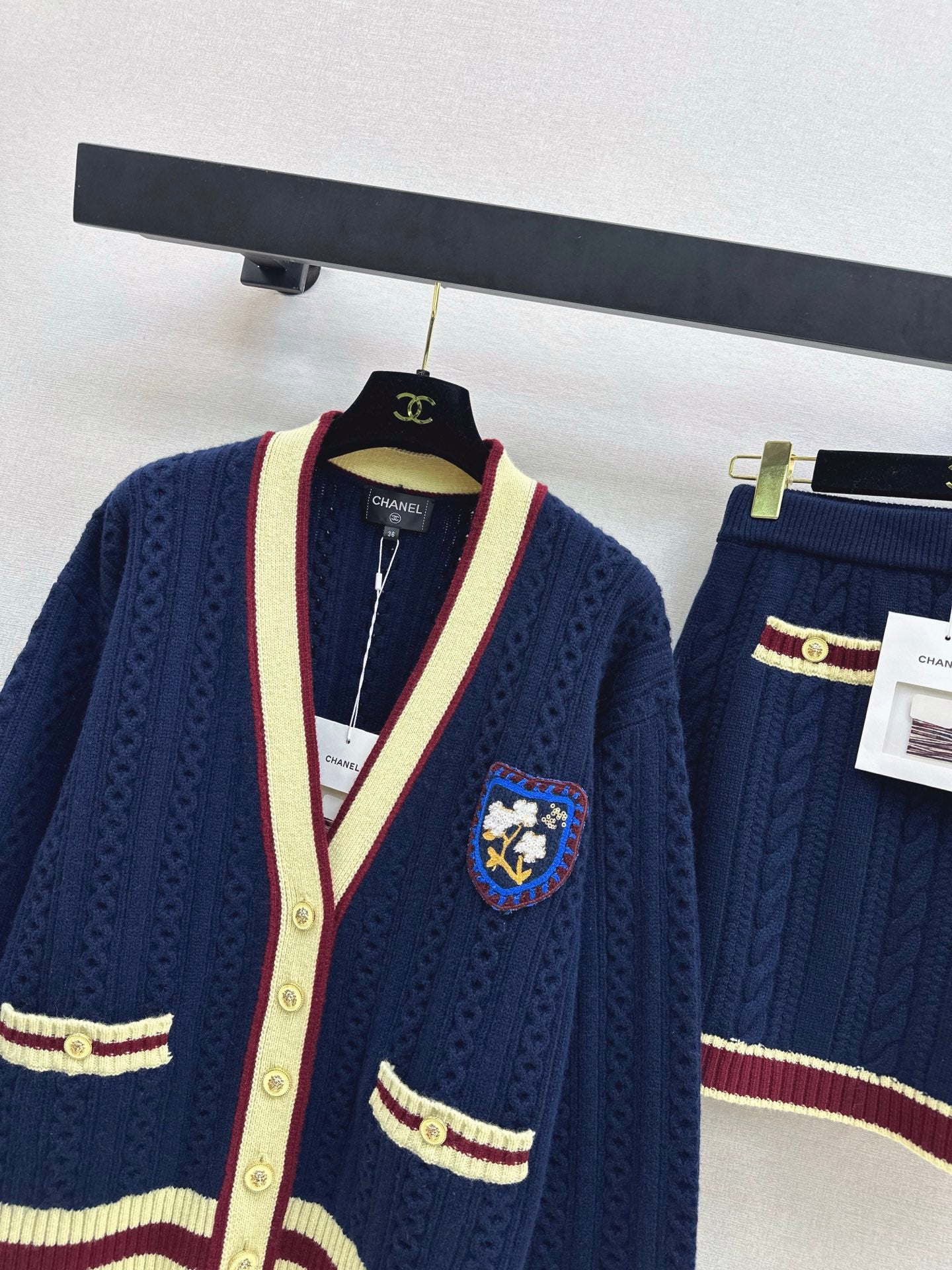 Chan NEW Knitted suit