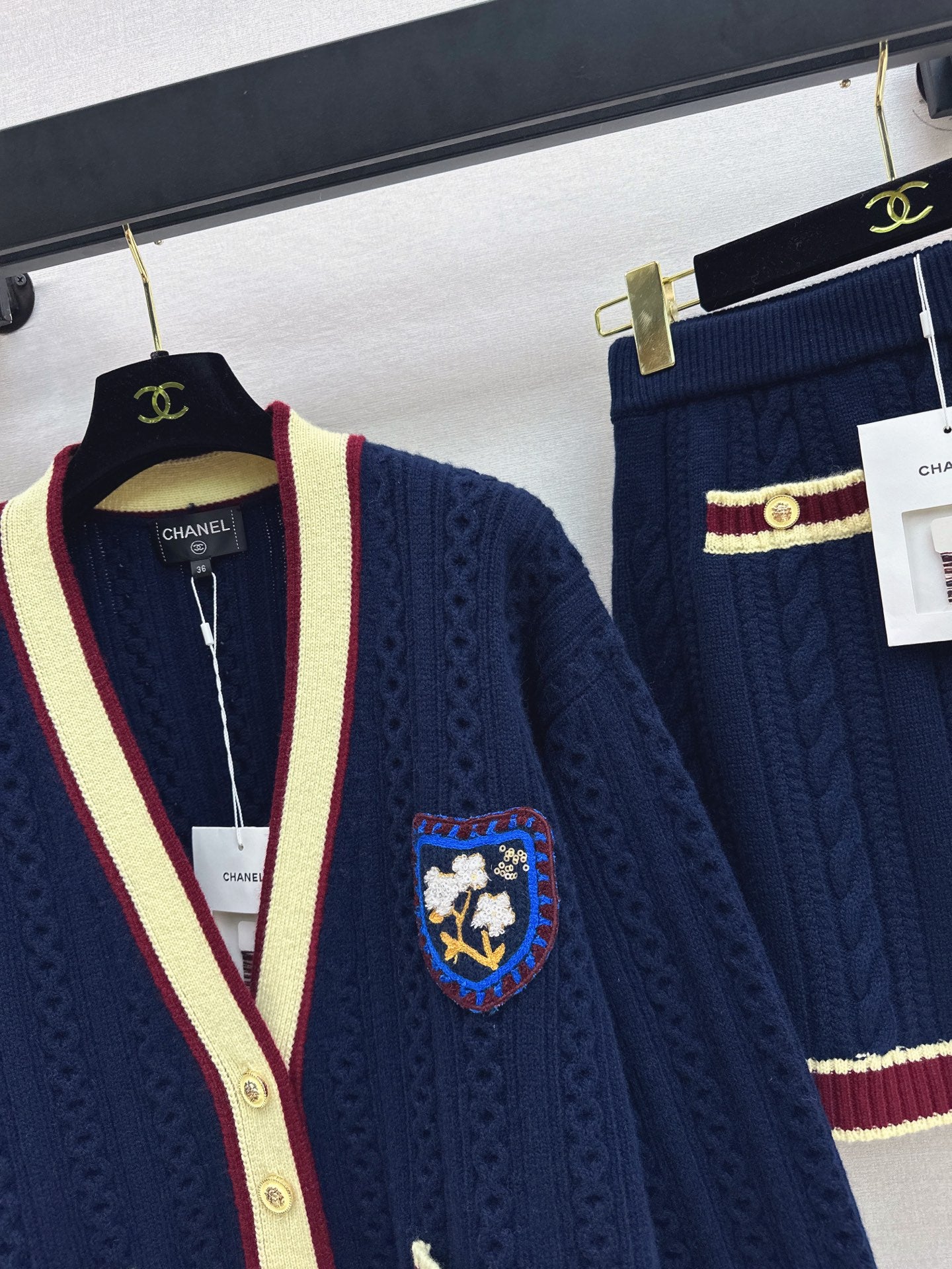 Chan NEW Knitted suit