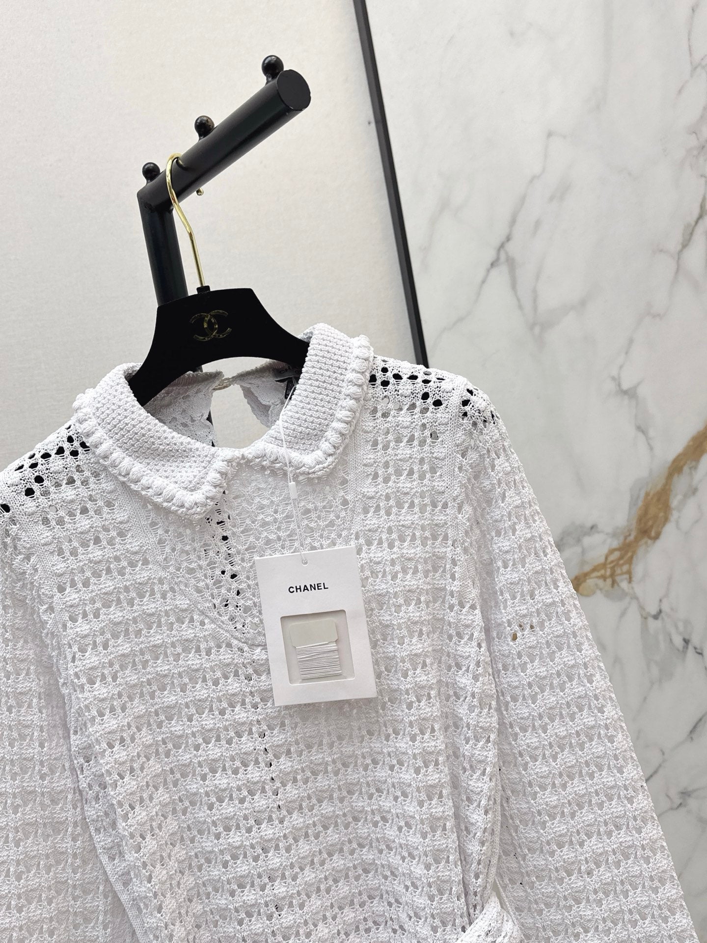 Chan NEW Openwork knitwear