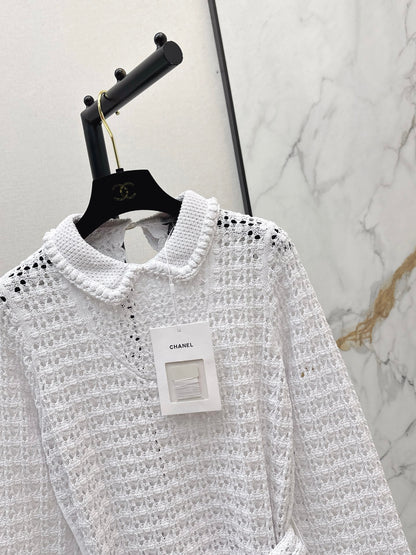 Chan NEW Openwork knitwear