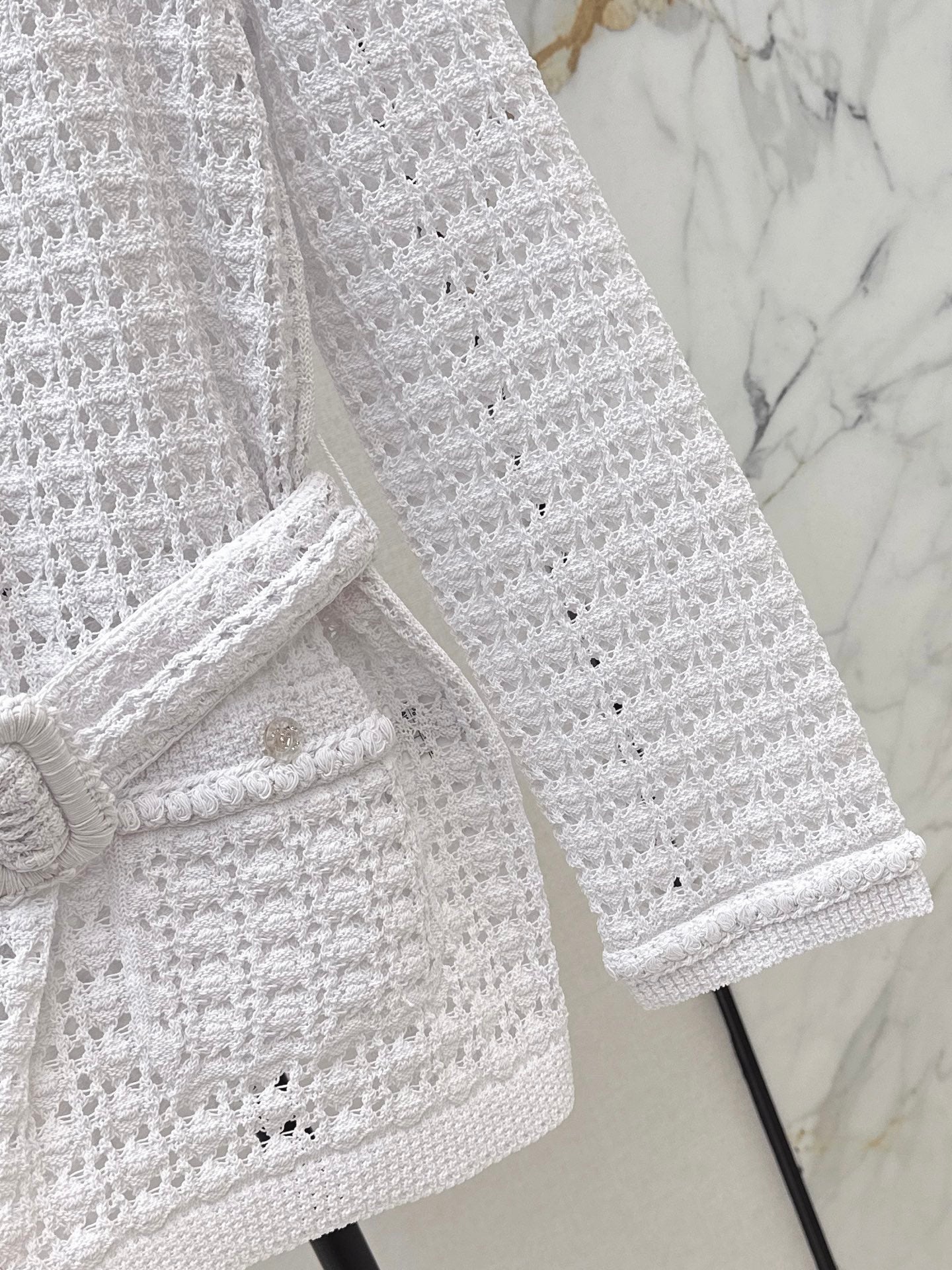 Chan NEW Openwork knitwear