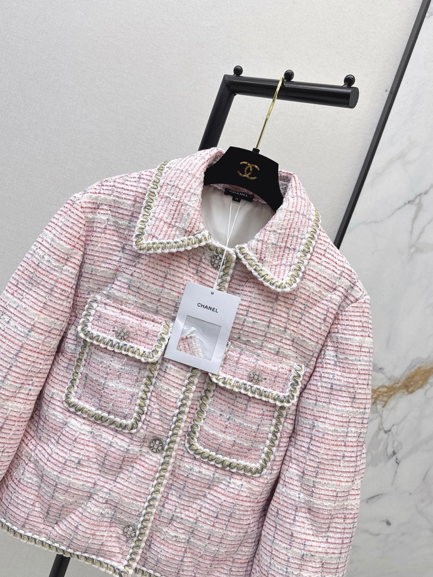 Chan NEW  tweed down jacket