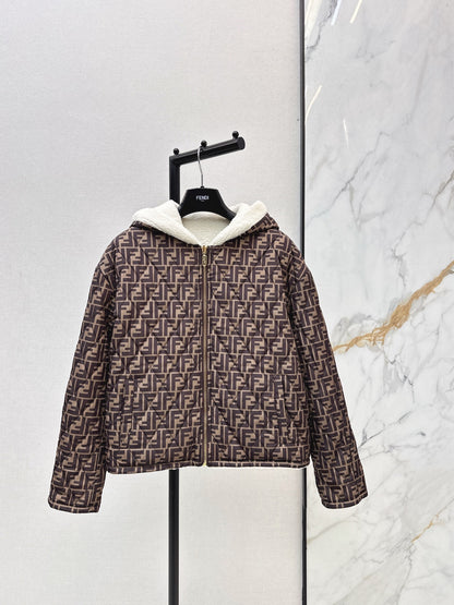 Fend NEW reversible hooded jacket