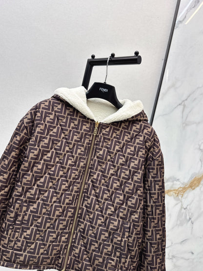 Fend NEW reversible hooded jacket