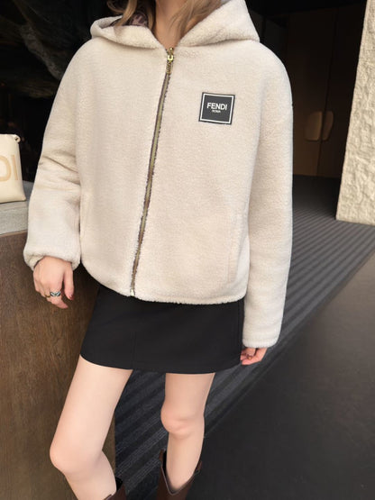 Fend NEW reversible hooded jacket