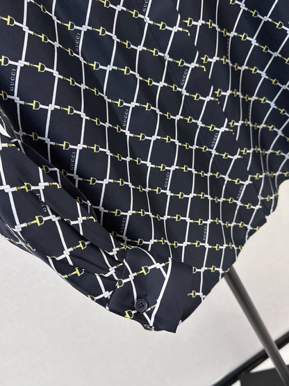 Guc NEW check print shirts