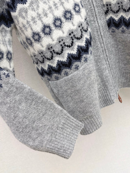 Ral NEW fair Isle jacquard cardigan