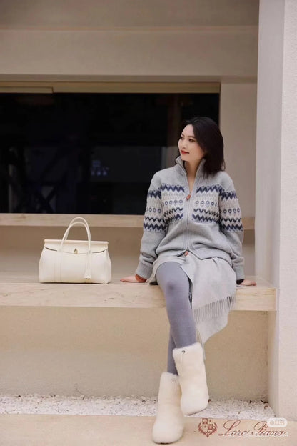 Ral NEW fair Isle jacquard cardigan