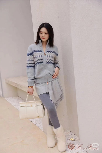 Ral NEW fair Isle jacquard cardigan