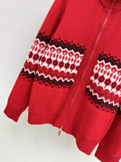 Ral NEW fair Isle jacquard cardigan