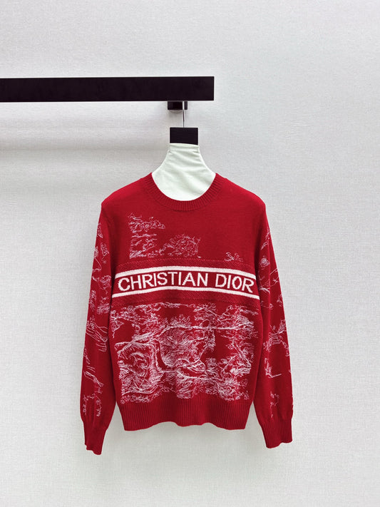 CD NEW embroidered sweater