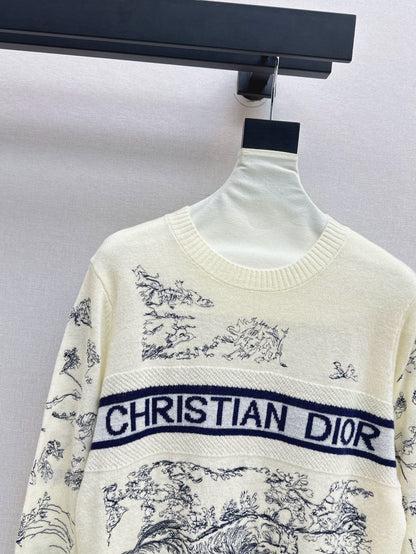 CD NEW embroidered sweater