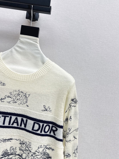 CD NEW embroidered sweater