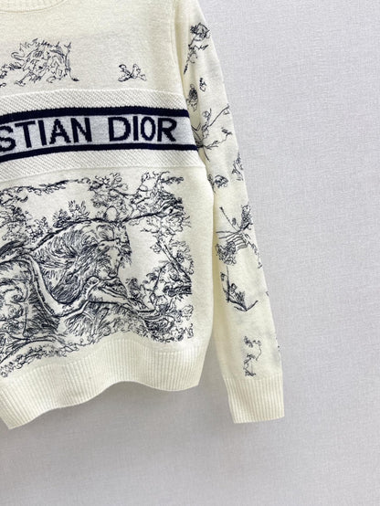 CD NEW embroidered sweater