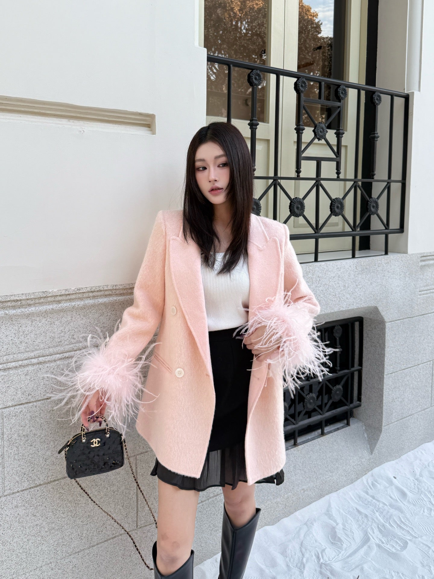 Miu NEW woolen blazer jacket