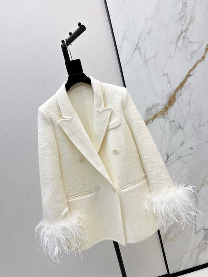 Miu NEW woolen blazer jacket
