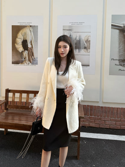 Miu NEW woolen blazer jacket