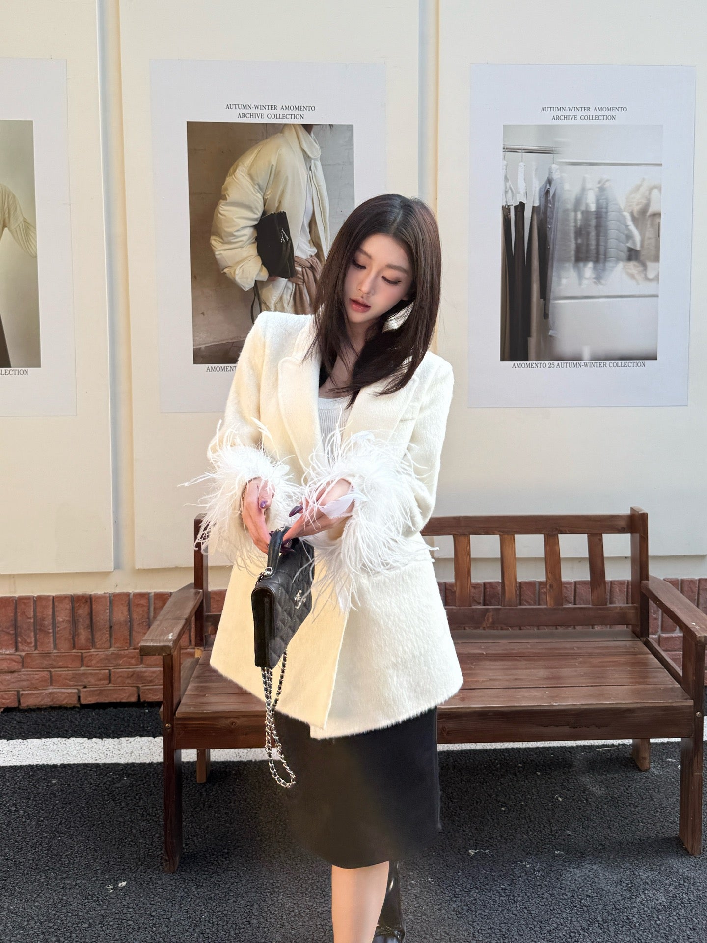 Miu NEW woolen blazer jacket