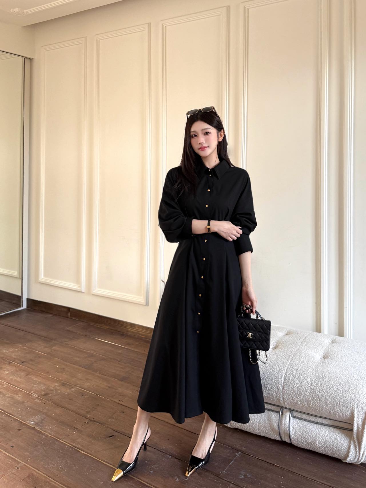 Celi NEW wool shirt dress