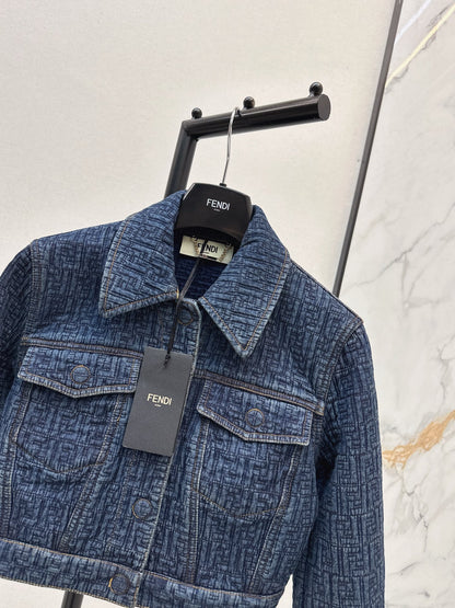 Fend NEW Shorts denim jacket