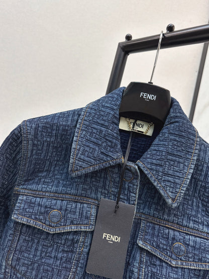 Fend NEW Shorts denim jacket