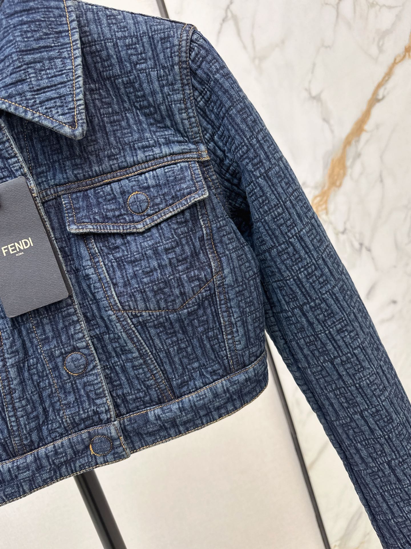 Fend NEW Shorts denim jacket