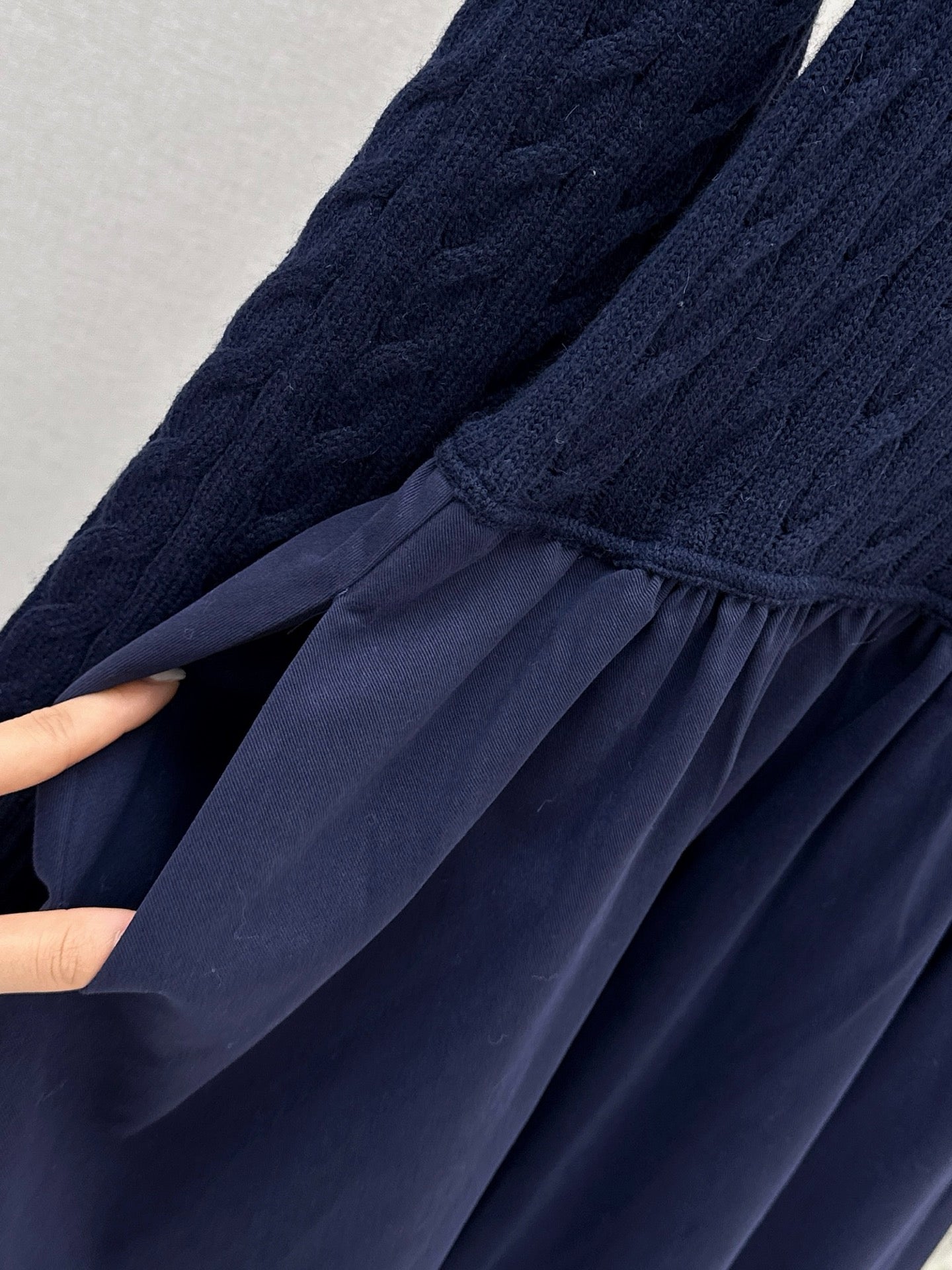 Ral NEW patchwork knitted dress