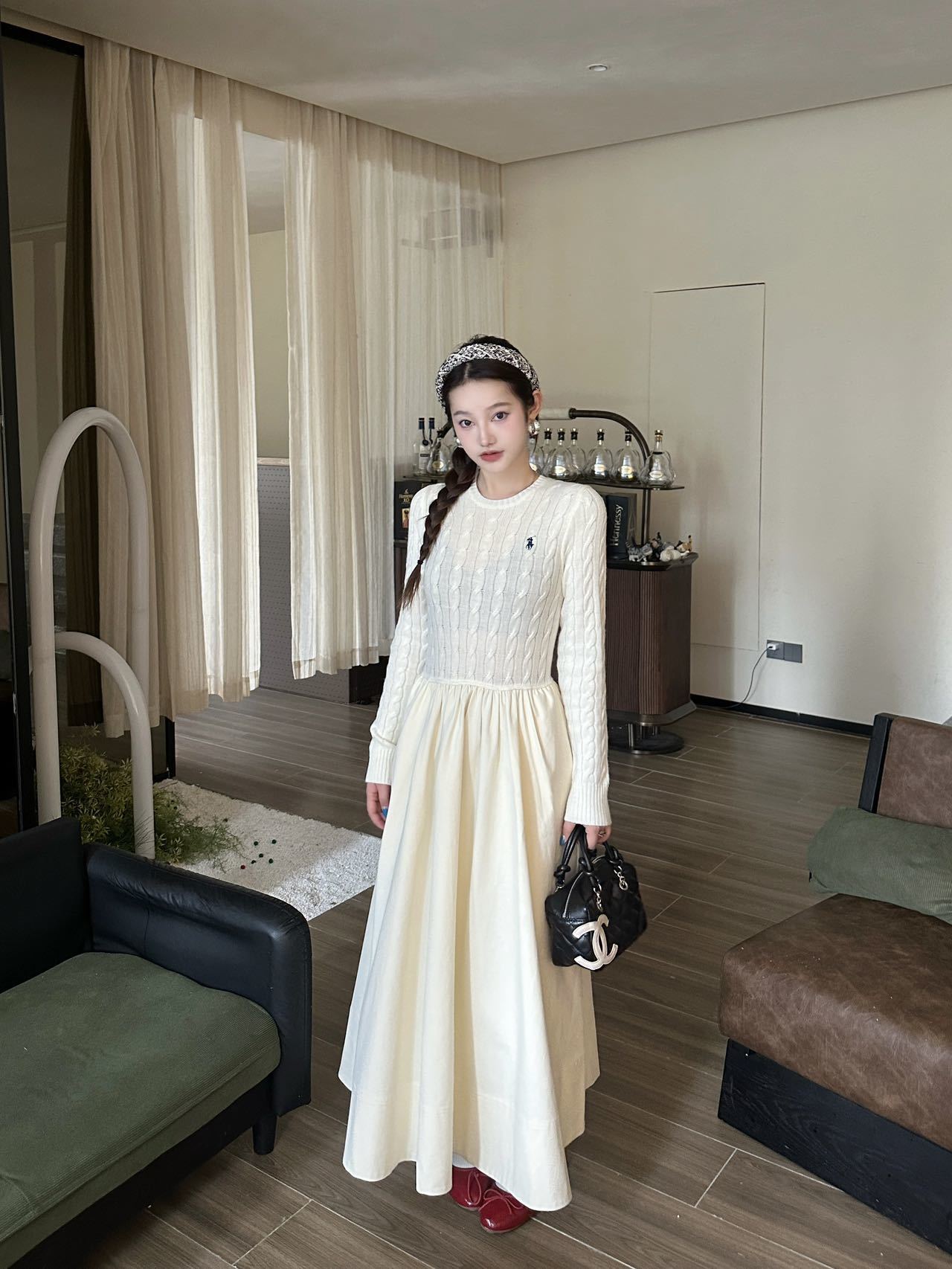 Ral NEW patchwork knitted dress