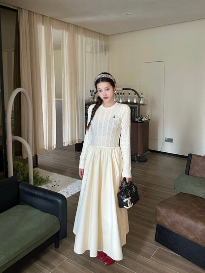 Ral NEW patchwork knitted dress