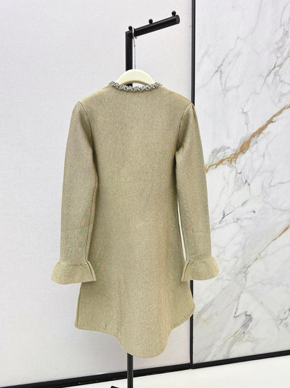 Sp NEW rhinestones knit dress