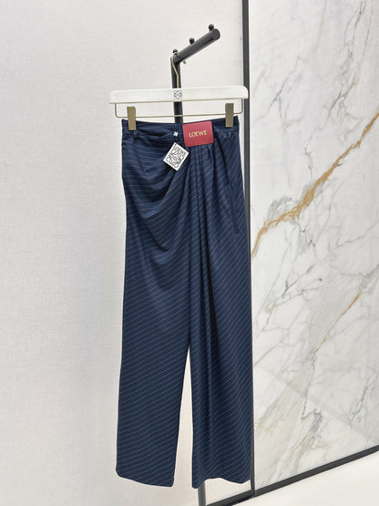 Loe NEW folds suits high-waist pants