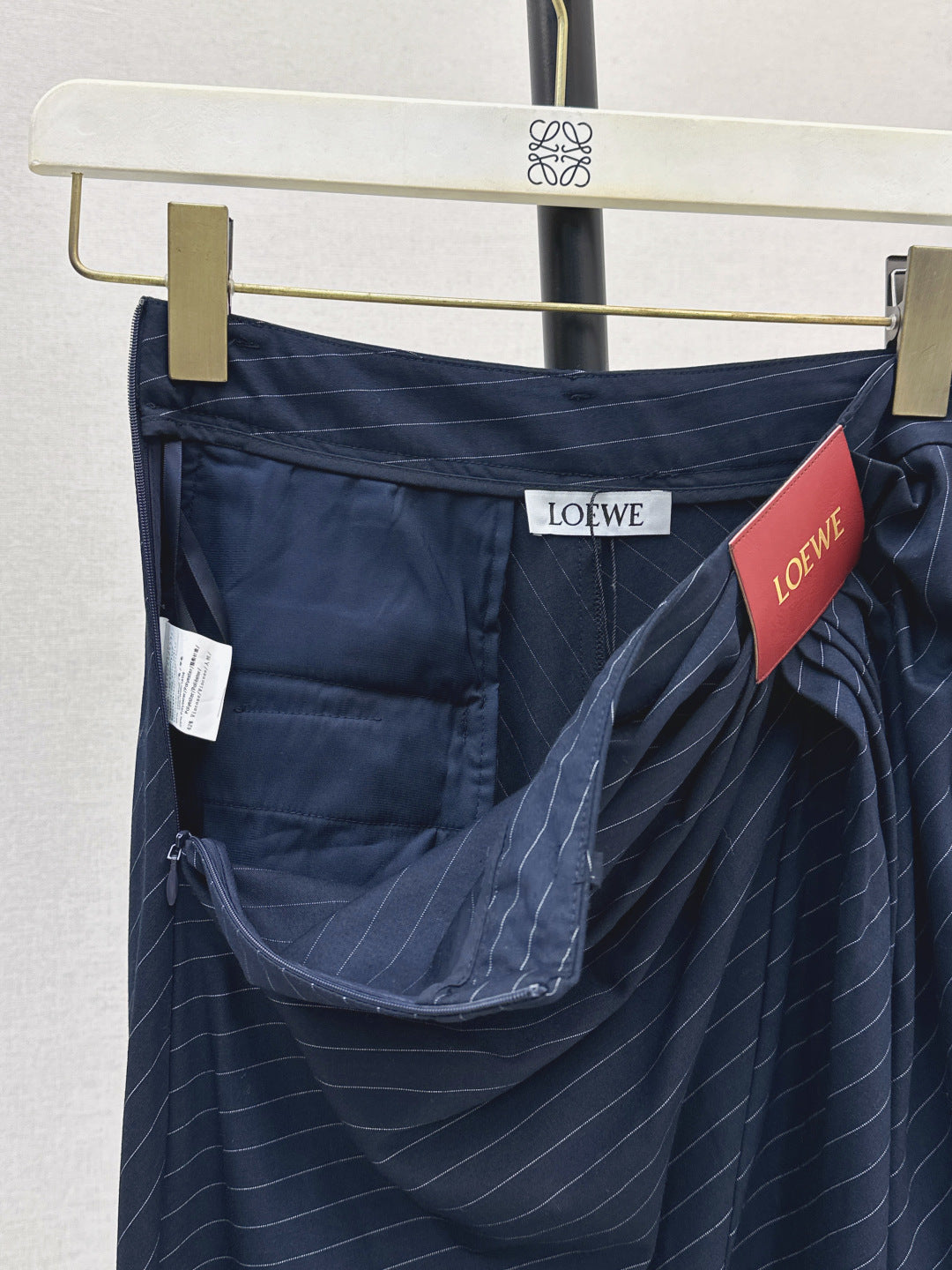 Loe NEW folds suits high-waist pants