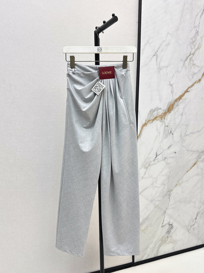 Loe NEW folds suits high-waist pants