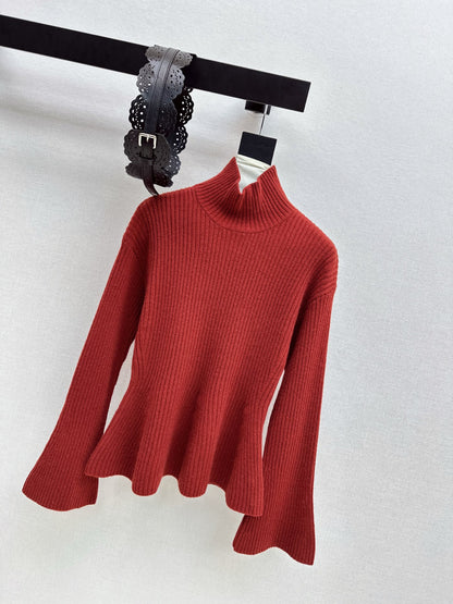 Max NEW Bell-sleeved sweater with a belt