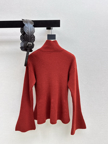 Max NEW Bell-sleeved sweater with a belt