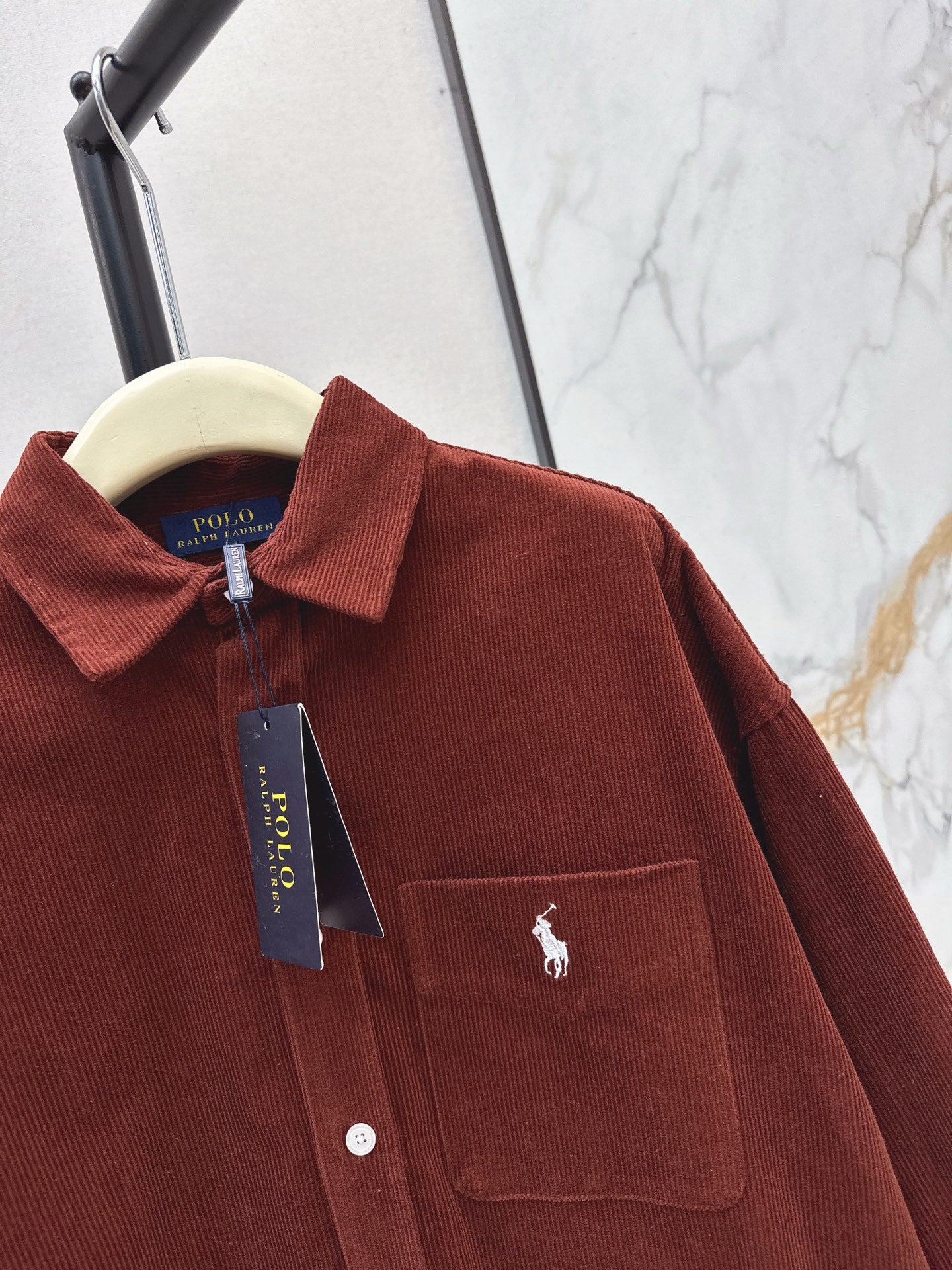 Ral NEW Embroidered corduroy shirt