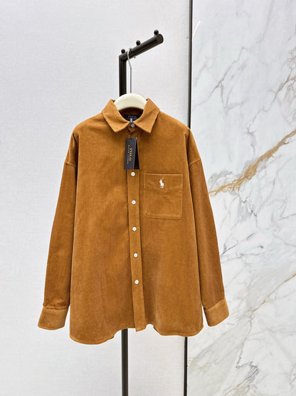 Ral NEW Embroidered corduroy shirt
