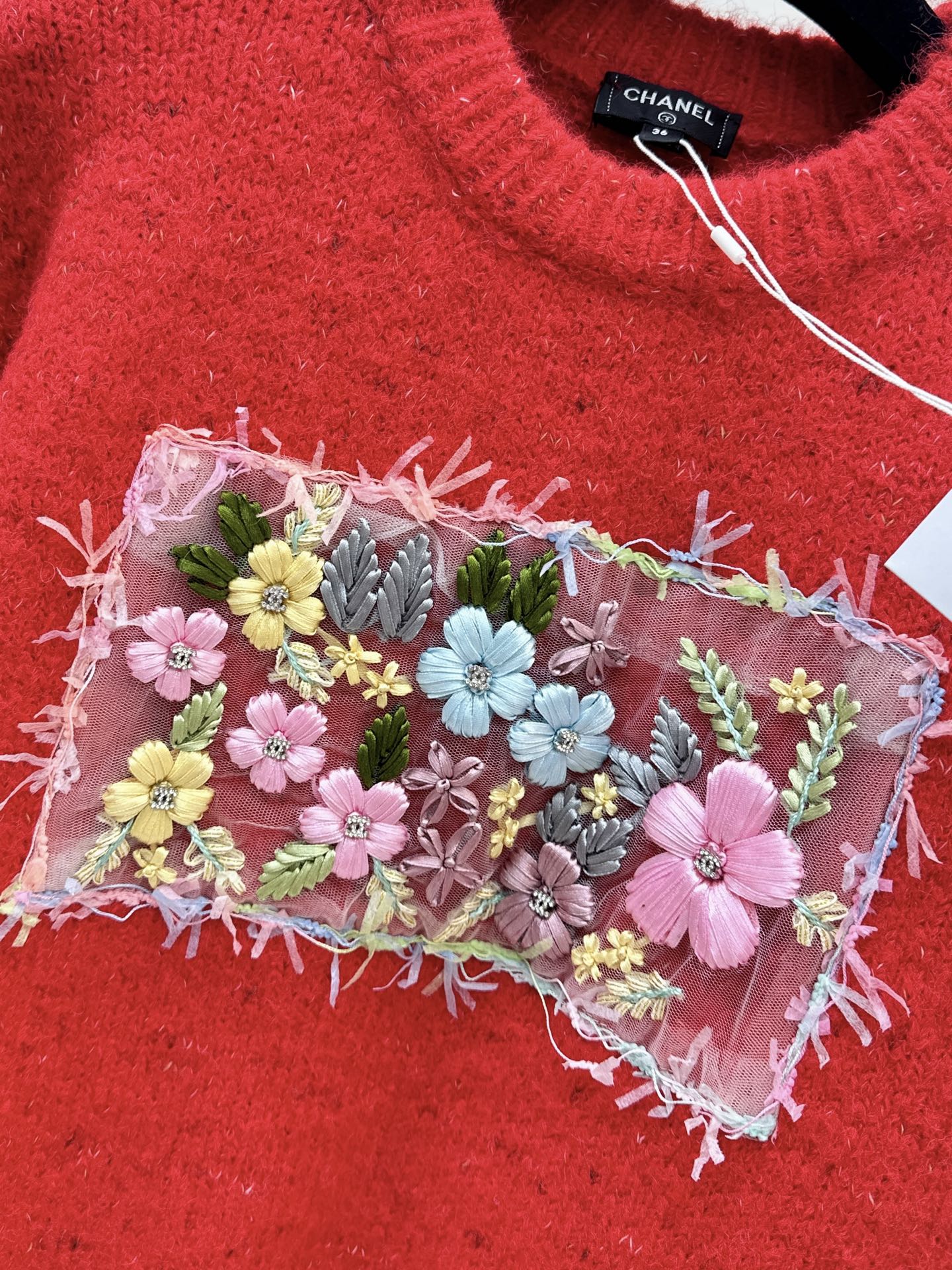 Chan NEW Floral sweater