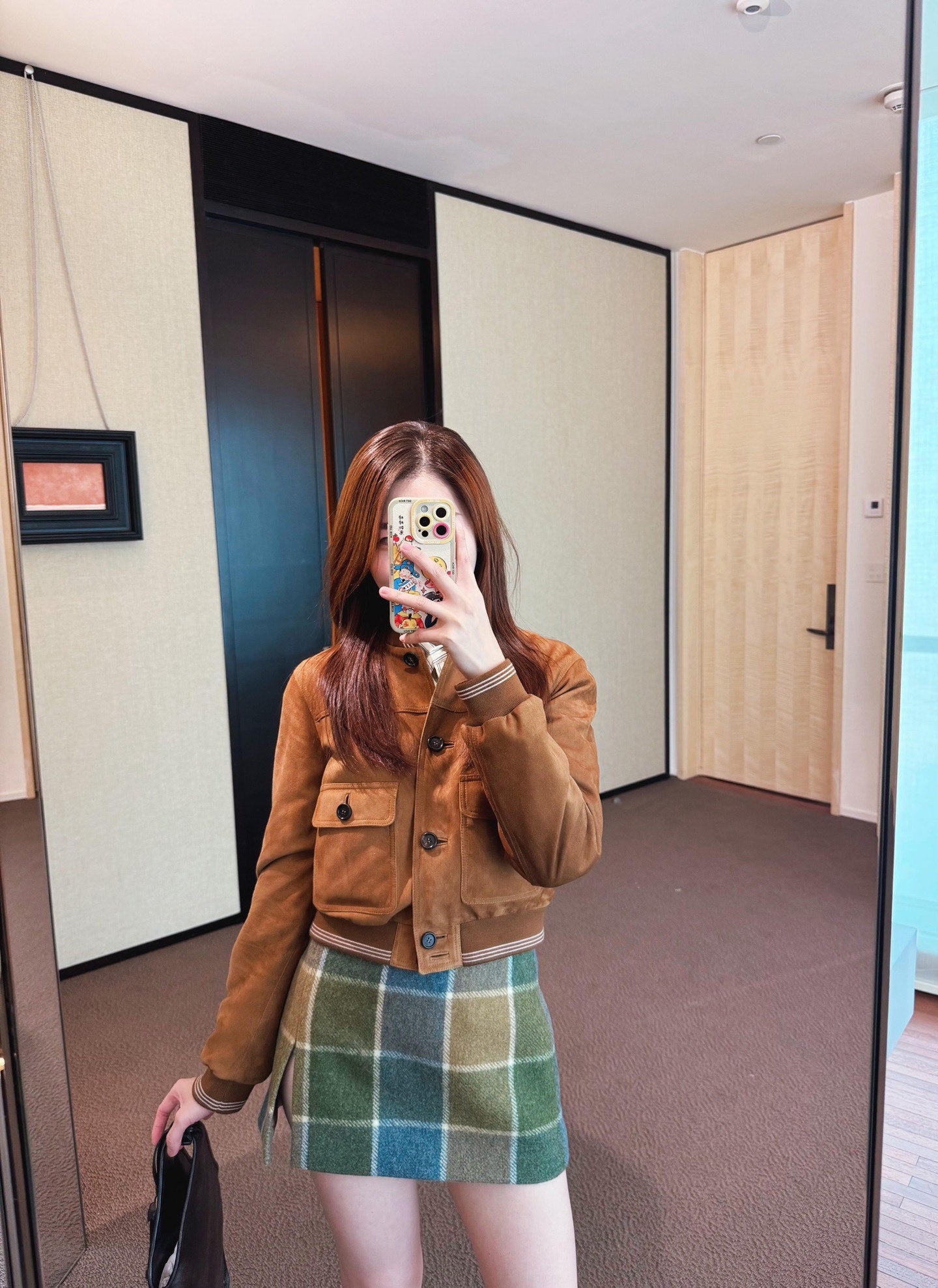 Miu NEW Embroidered short skirt